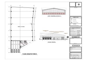 Plano de distribucion nave 1755m2 y nave 2581m2 san martin - A.R.C. Inmobiliaria
